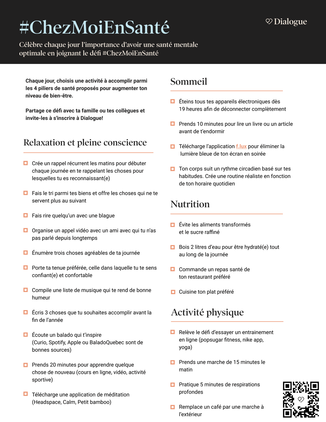 #ChezMoiEnSanté Challenge