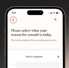 Please select what your reason for consult is today.