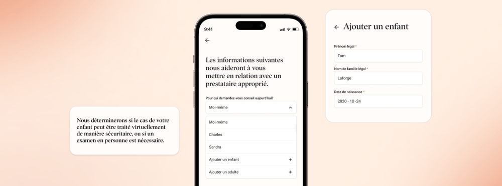 Les information suivantes nous aideront à vous mettre en relation avec un prestataire approprié. =