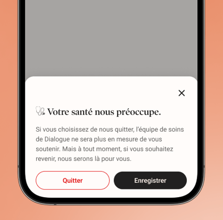 Votre santé nous préoccupe.