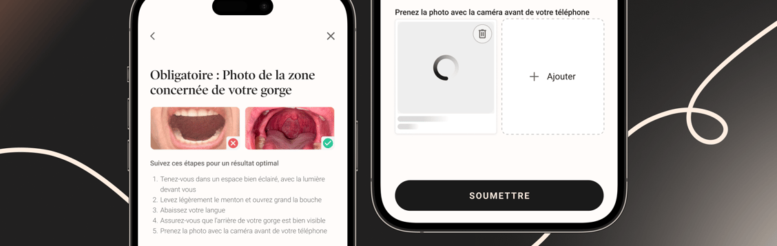 Téléverser plus facilement des photos pour des soins plus rapides