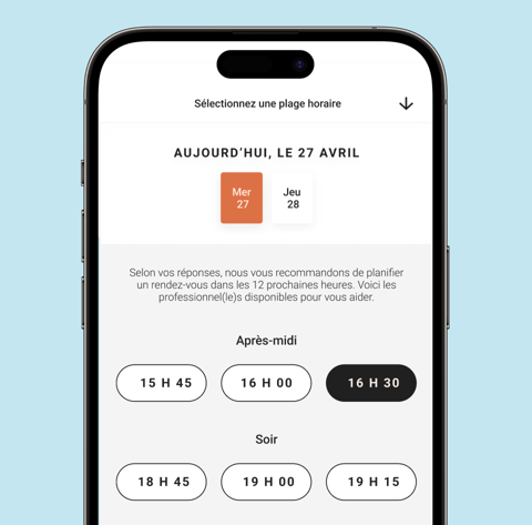 Plus de plages de rendez-vous pour des soins plus flexibles