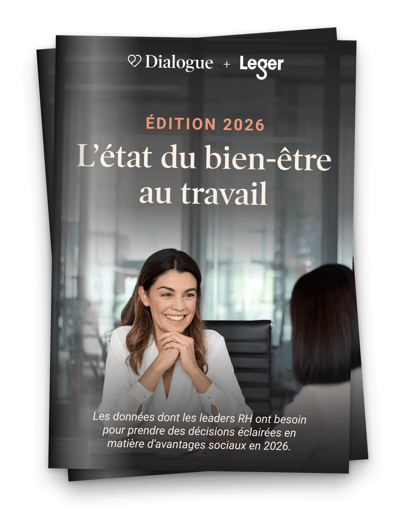 Dialogue - Etat du bien-être au travail en 2026 - Mock-up FR