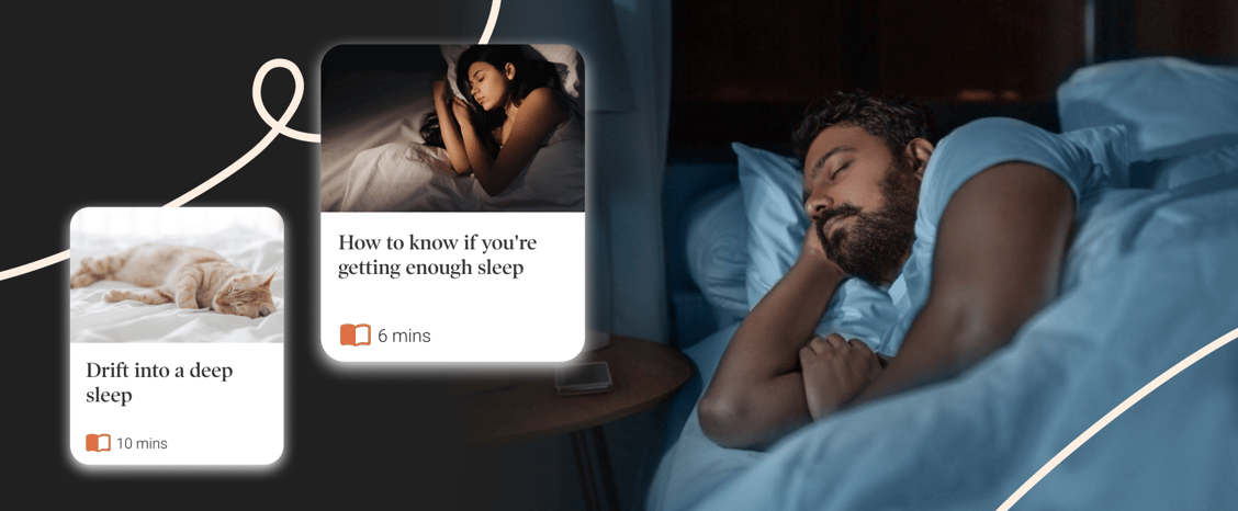 Dialogue - August Product updates - A lan sleeping and resources available on the Dialogue App about sleep
