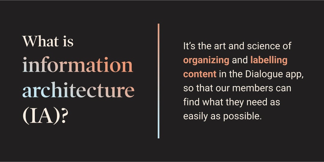 What is information architecture (IA)?