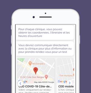 Chloe for COVID - testing sites - FR-1