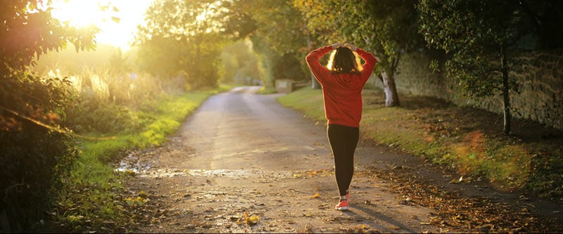 taking a walk for your mental health