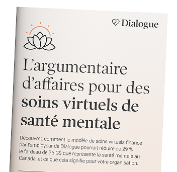 L'argumentaire d'affaires pour des soins virtuels de santé mentale