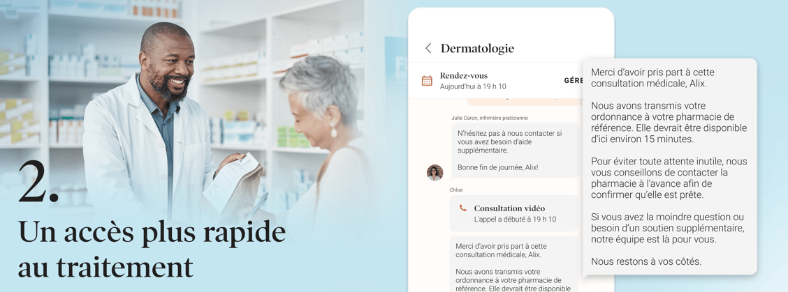 2. Un accès plus rapide au traitement