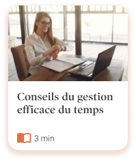 Conseil de gestion efficace du temps dans l'application de Dialogue