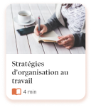 Stratégies d'organisation au travail dans l'application de Dialogue