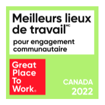 Meilleurs lieux de travail - pour l’engagement communautaire