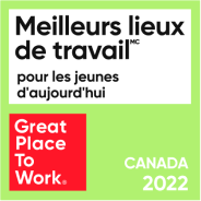 2022 - Meilleurs lieux de travail pour les jeunes d'aujourd'hui