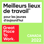 2022 - Meilleur lieux de travail pour les jeunes d'aujourd'hui