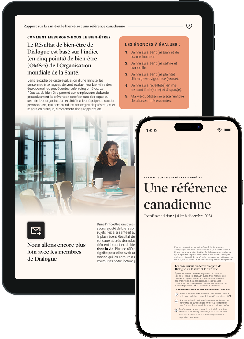 Le Rapport sur la santé et le bien-être : une référence canadienne
