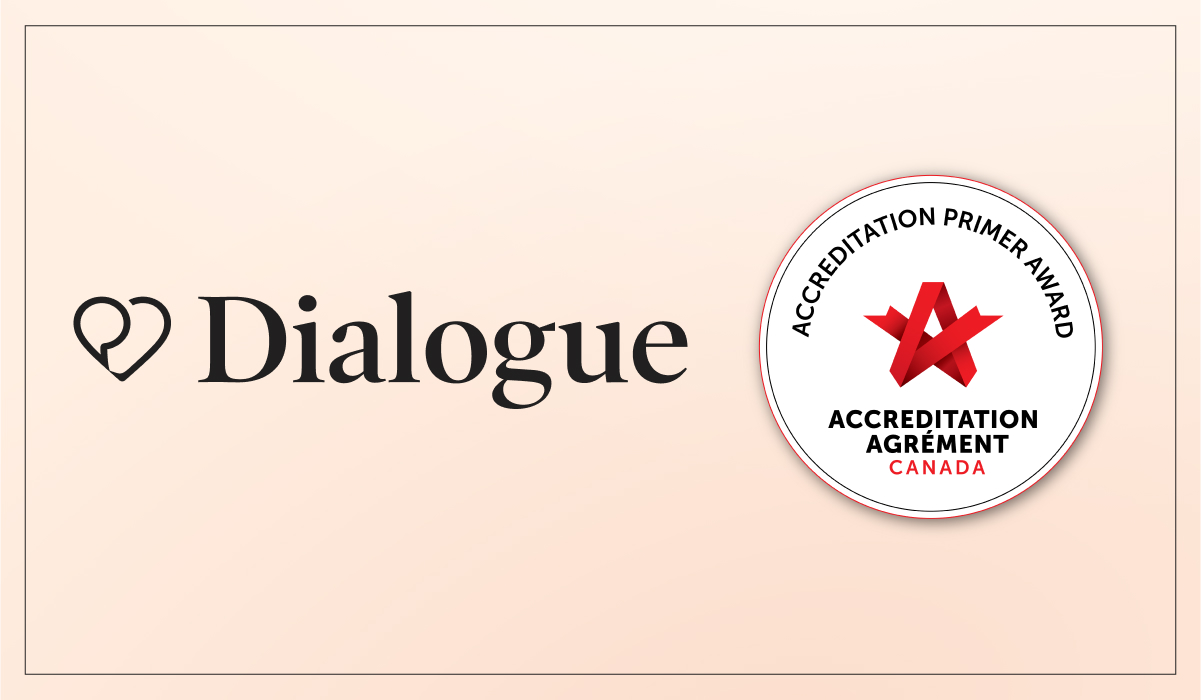 Dialogue Accreditation Canada Award