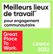 2022 - Meilleurs lieux de travail pour engagement communautaires