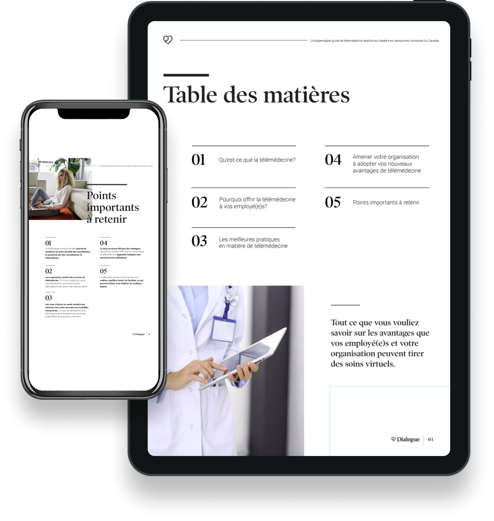  L’indispensable guide de télémédecine destiné aux ressources humaines | Dialogue