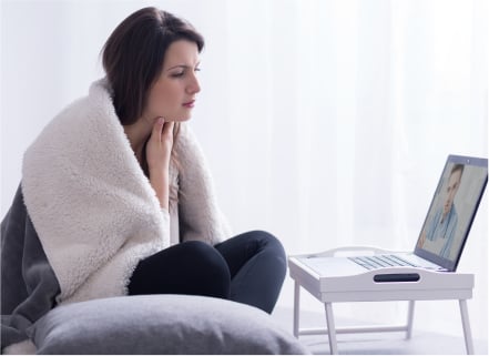 femme téléconsultation santé